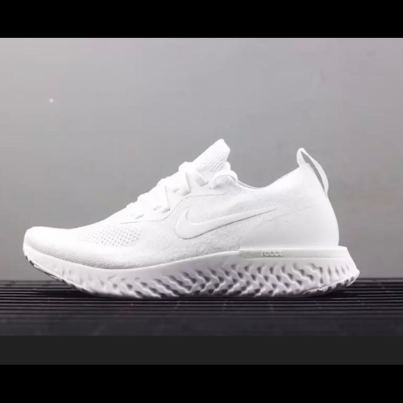 nike epic react true white